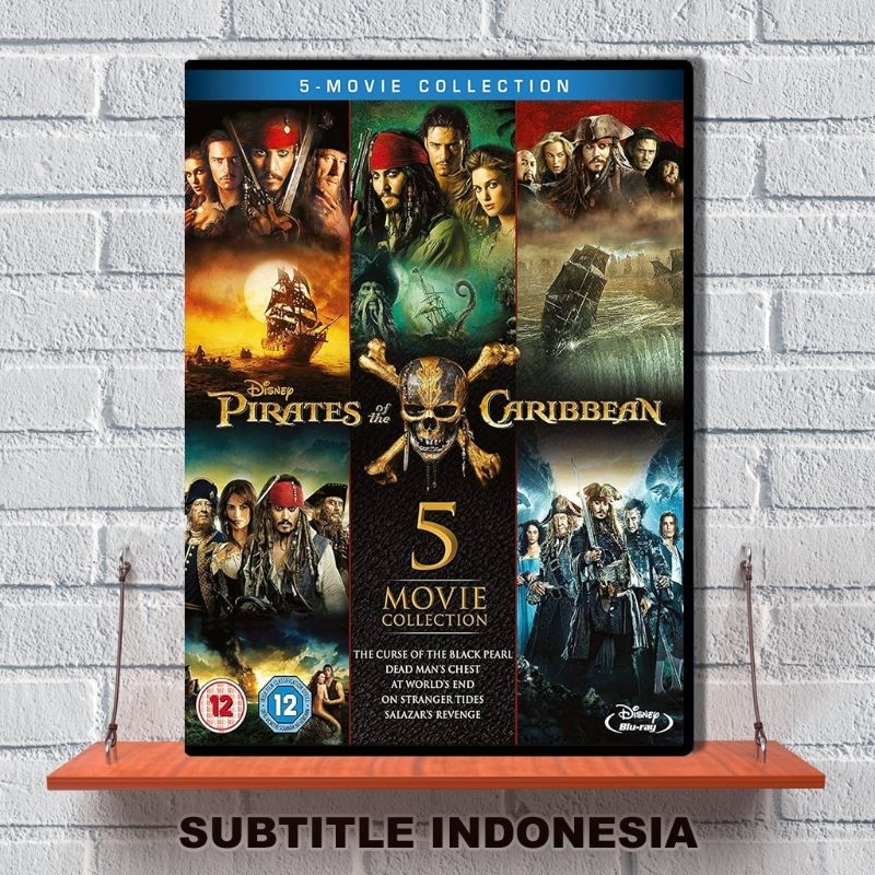 ดีวีดี Pirates of The Caribbean 1-5 (2003-2017)