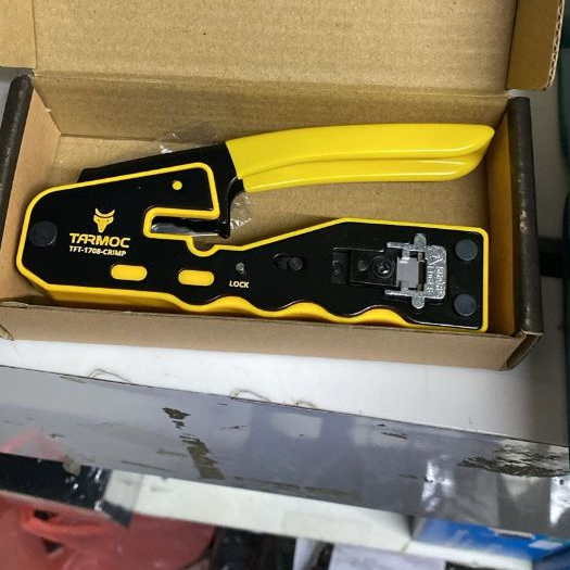 Tarmoc TFT-1708-CRIMP | EZ Connector RJ45 CRIMPING Tool Anti-Fail CRIMPING คีม
