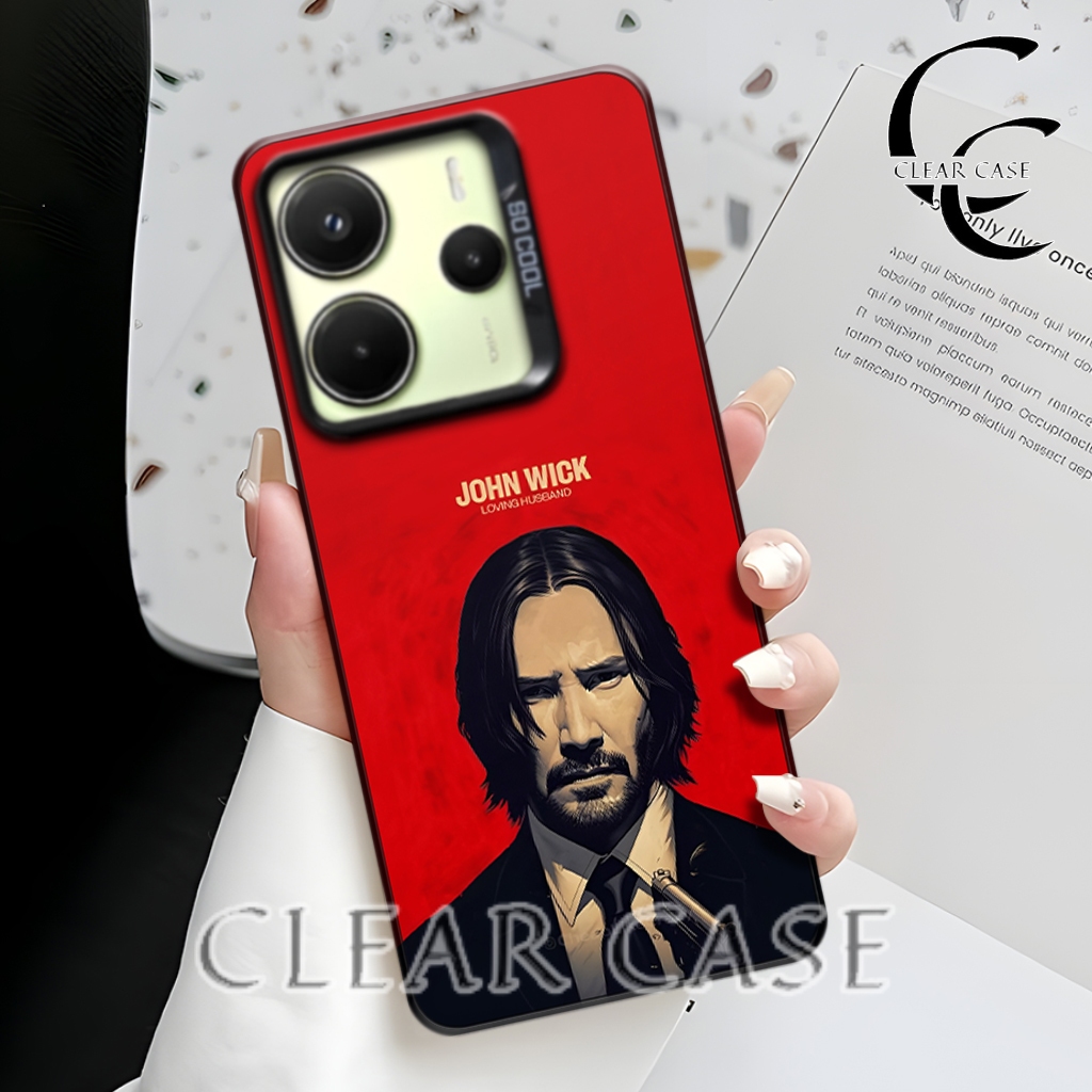 CLEARCASE - Softcase So Cool Redmi Note 14 4G ล่าสุดกรณี Fusion Motif JhonWick กรณี Hp Xiaomi Redmi 