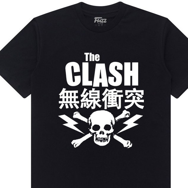 เสื้อยืด THE CLASH BAND PUNK ROCK MUSIC DISTRO CLOTHES สําหรับผู้ชายและผู้หญิงต้นฉบับระดับพรีเมียม