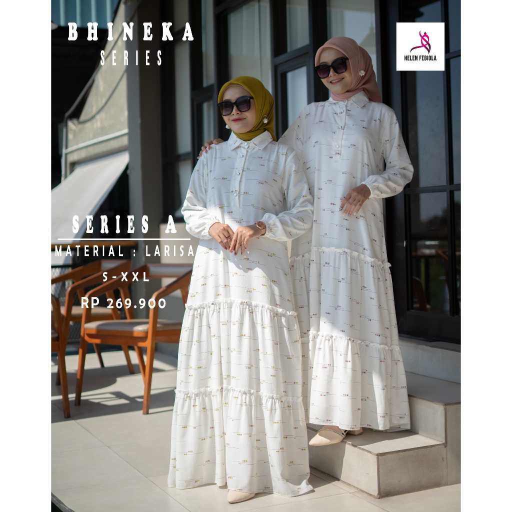 Umbreh และ HAJJ GAMIS โดย HELEN FEBIOLA ใหม่ล่าสุด BHINEKA A// BHINEKA B// BHINEKA C UNIFORM
