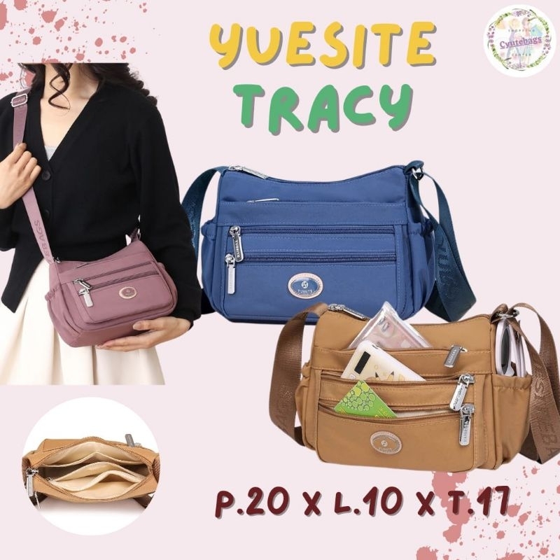 Yuesite TRACY Womens SLING BAG นําเข้ากันน้ํา