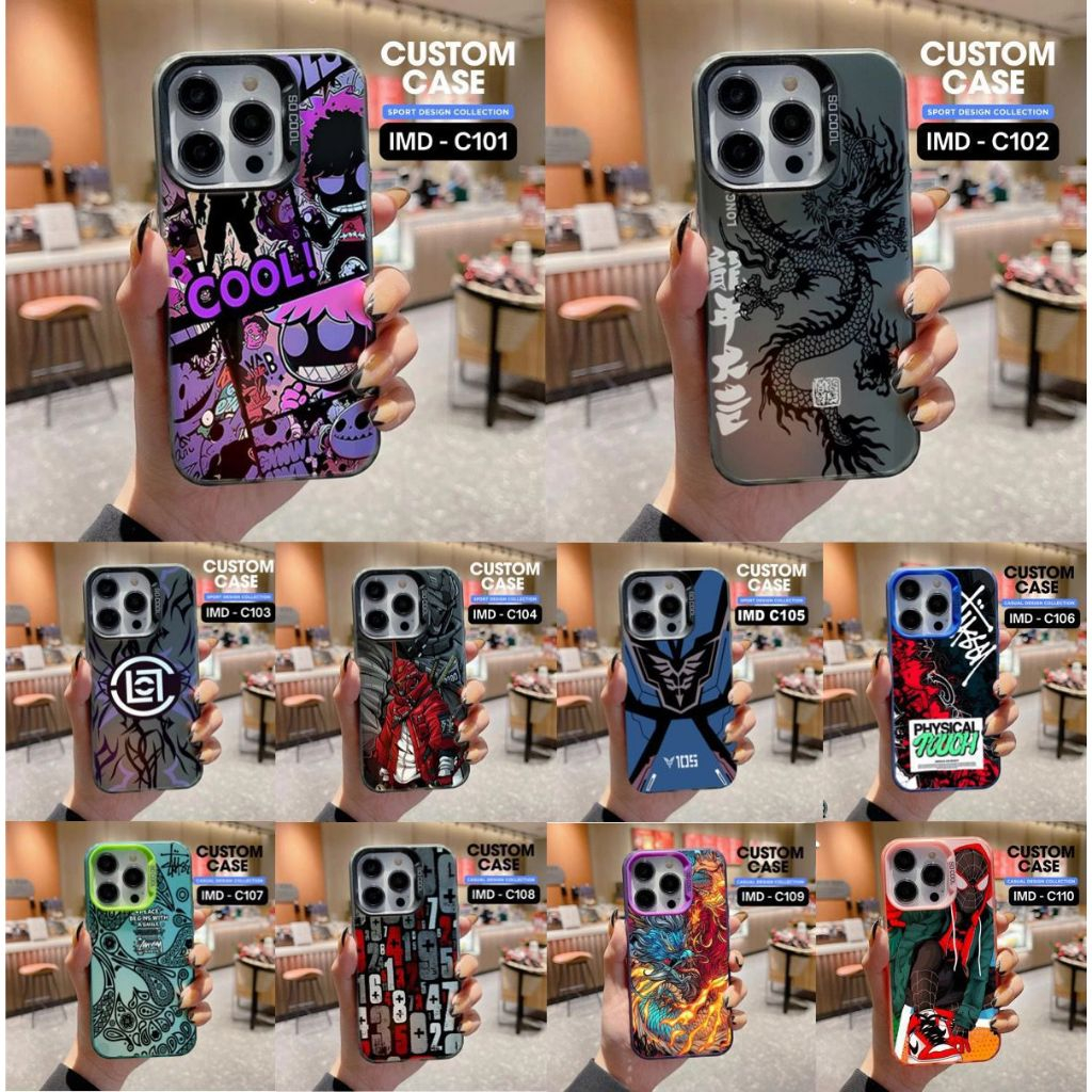 SAMSUNG A16/A06/A15/A25/A35/A55/A05/A05S/A14 4G/A14 5G CASE MOTIF CODE IMD C101-C110 (HOKKY ACC)