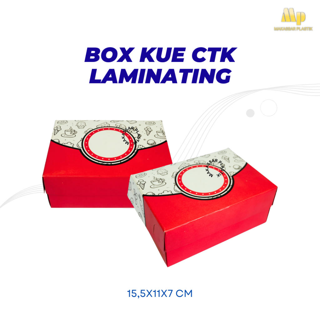 CTK LAMINATING CAKE BOX / CTK LAMINATING CAKE BOX / LAMNATING CAKE BOX @100 ชิ้น