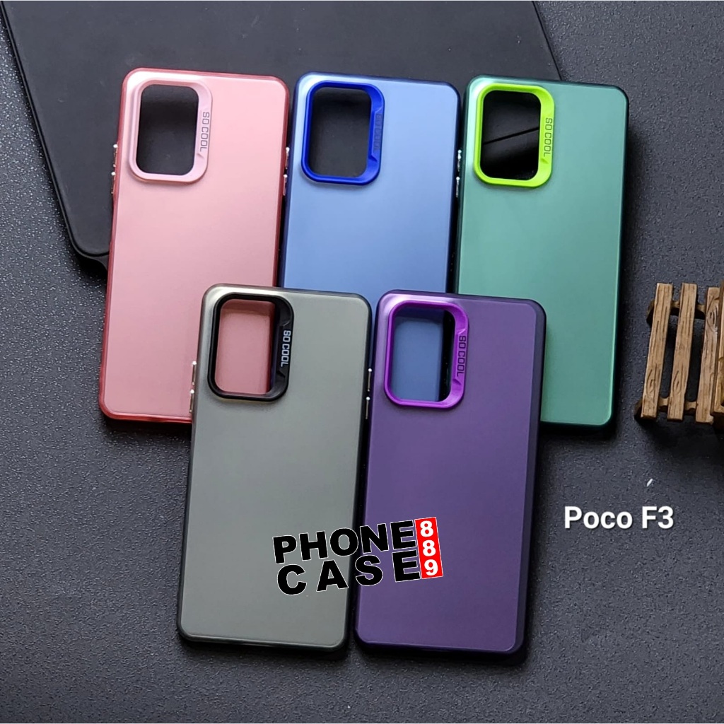 POCO F3 CASE IMD PLATE HOLOGRAM CASE SOCOOL POCO F3