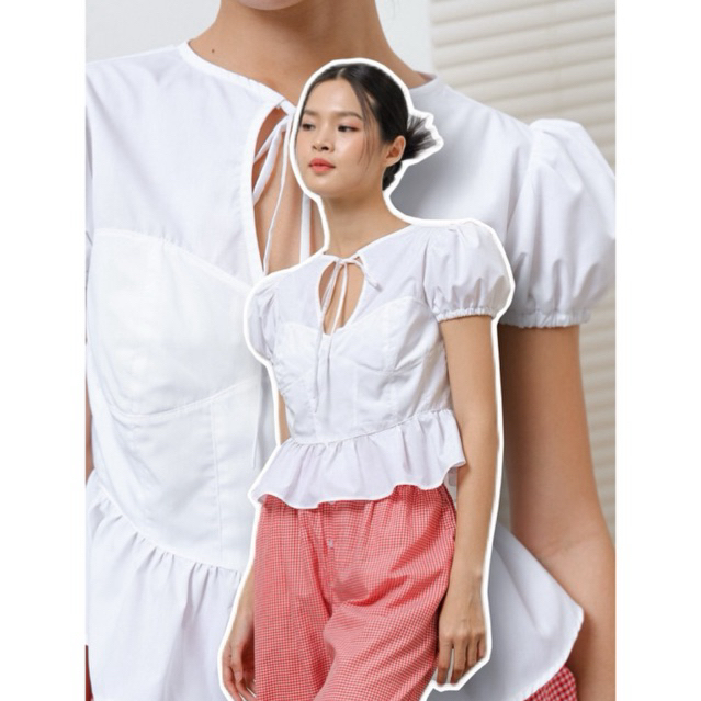 [RAIR] Reverie Top | เสื้อท็อปผู้หญิง Coquette top