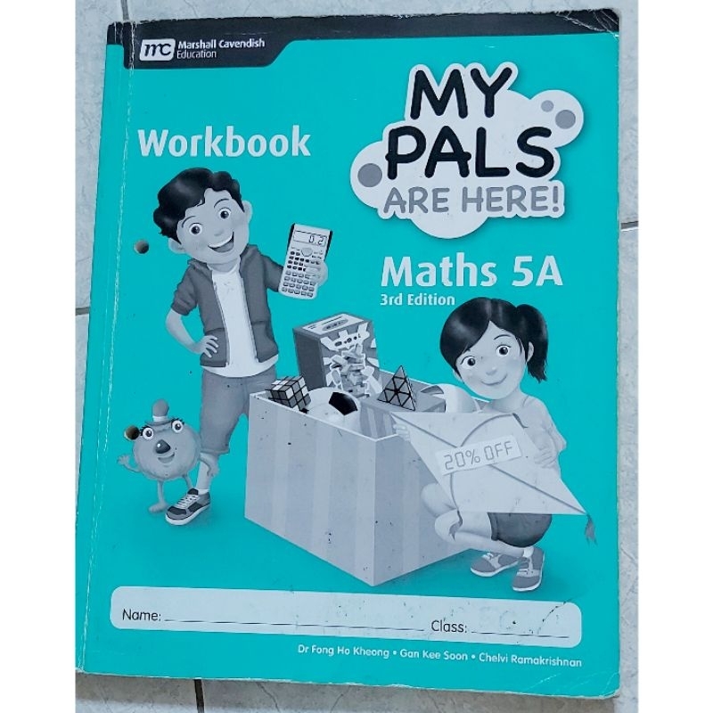 My Pals Maths workbook 5A (preloved) หนังสือมือสอง แพ็คเกจโรงเรียนประถมศึกษาชั้นประถมศึกษาปีที่ 5/หน