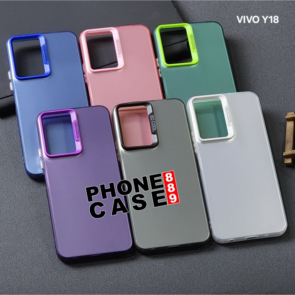 VIVO Y18 CASE IMD PLATE HOLOGRAM CASE SOCOOL VIVO Y18