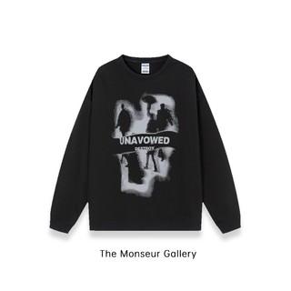The Monseur Gallery Switer Wanita Oversize UNAVOWED Style Sweater  Oversize Crewneck | Sweater Hitam[
