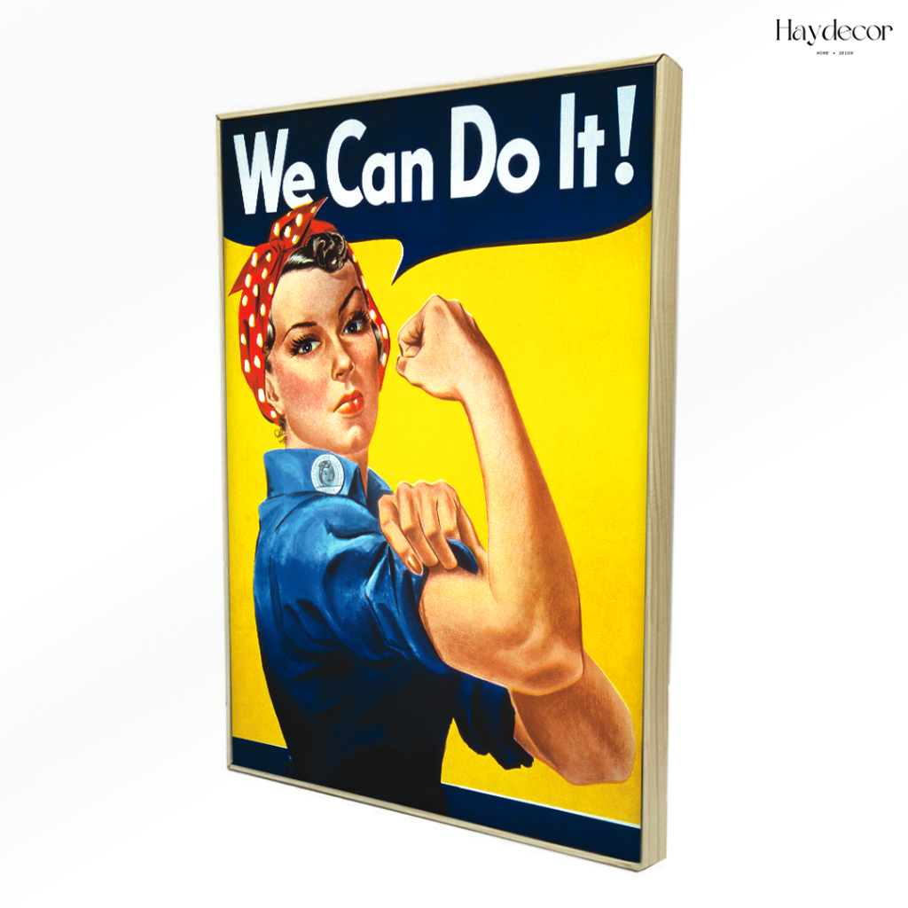 Haydecor เราสามารถ Do It กรอบคําคม Wall Display Inspiration Aesthetic Decor ตกแต่งห้อง