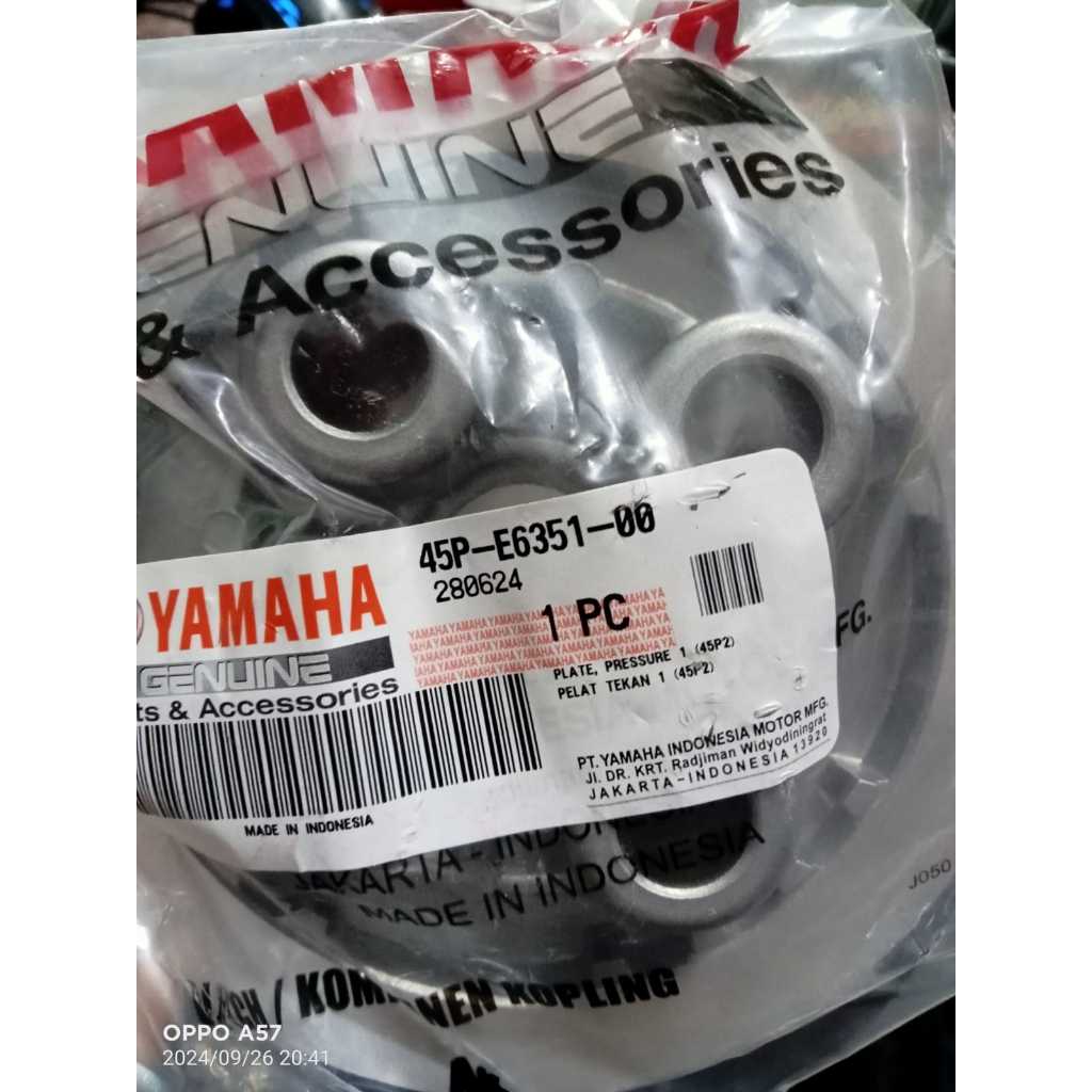 Lawan Kaki 4 Byson 45P Original Yamaha Genuine Parts 45P-E6351-00