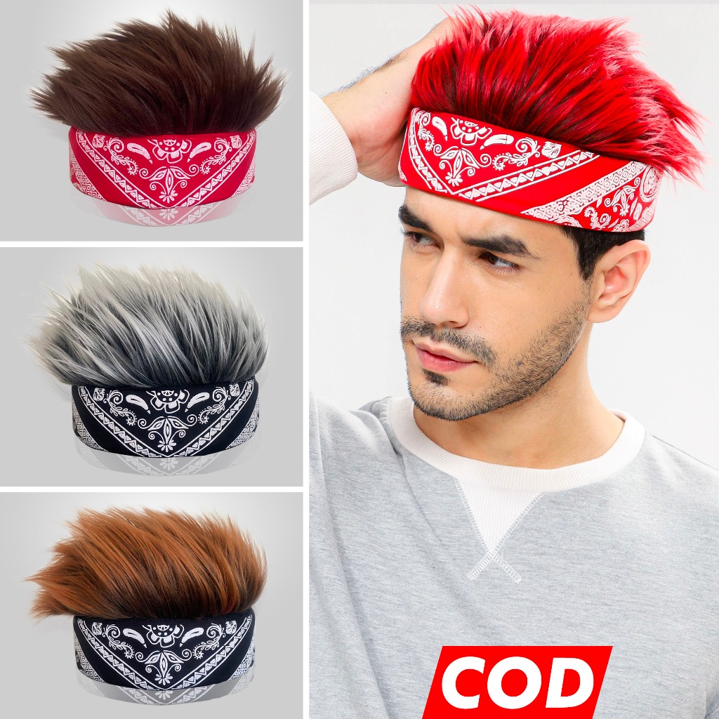 หมวกวิกผม หมวก Paisley Motif Udeng Paisley ที่คาดผม Durag HipHop