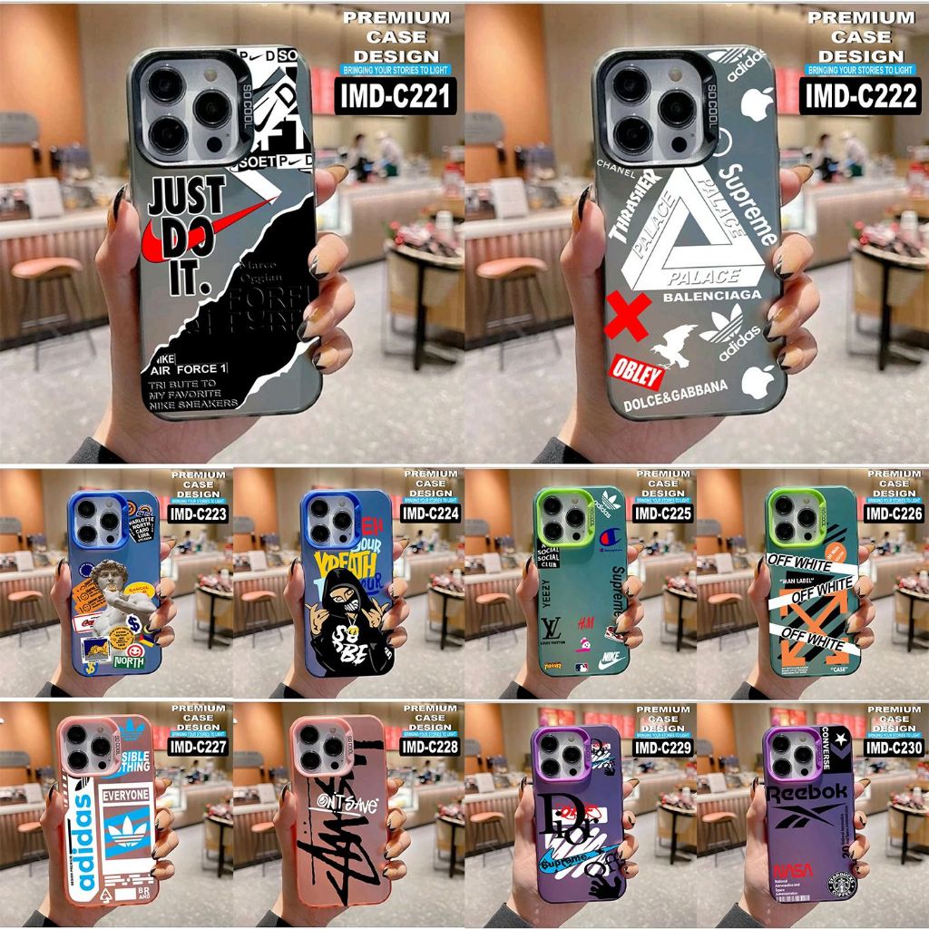 IPHONE 6/IP 6+/IP 7/IP 8/IP 7+/IP 8+ ⭐️ CASE MOTIF CODE IMD C221- C230 CHECK DESCRIPTION VENUS ACC