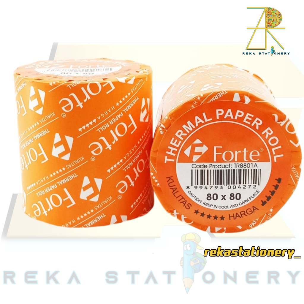 กระดาษความร้อน / ม้วนกระดาษ Forte 57x30 / 57x47 / 80x80