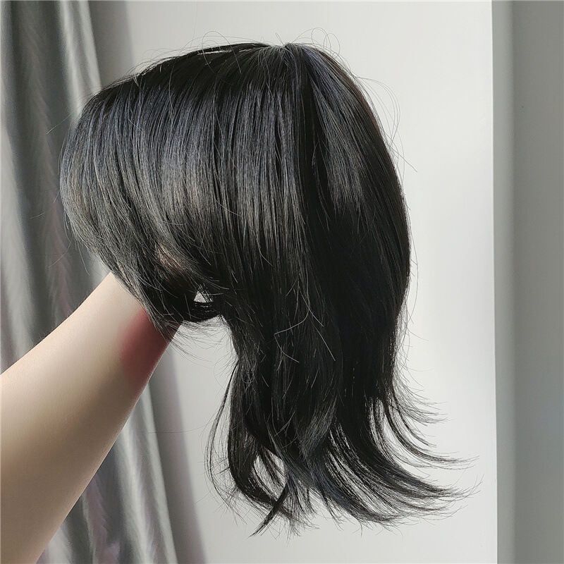 LONG MULLET Mens WIG พร้อม PIGtail/VIRAL MULLET WIG