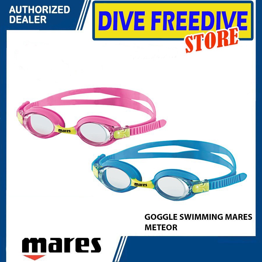 Goggles Mares Meteor Goggles Swimming Junior Kids แว่นตาว่ายน้ําซิลิโคน