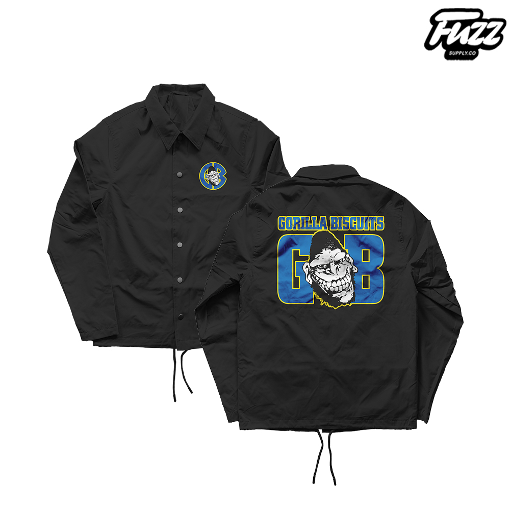 COACH JACKET BAND GORILLA BISCUITS GB กันน้ํา PARACUT JACKET สําหรับผู้ชายผู้หญิง