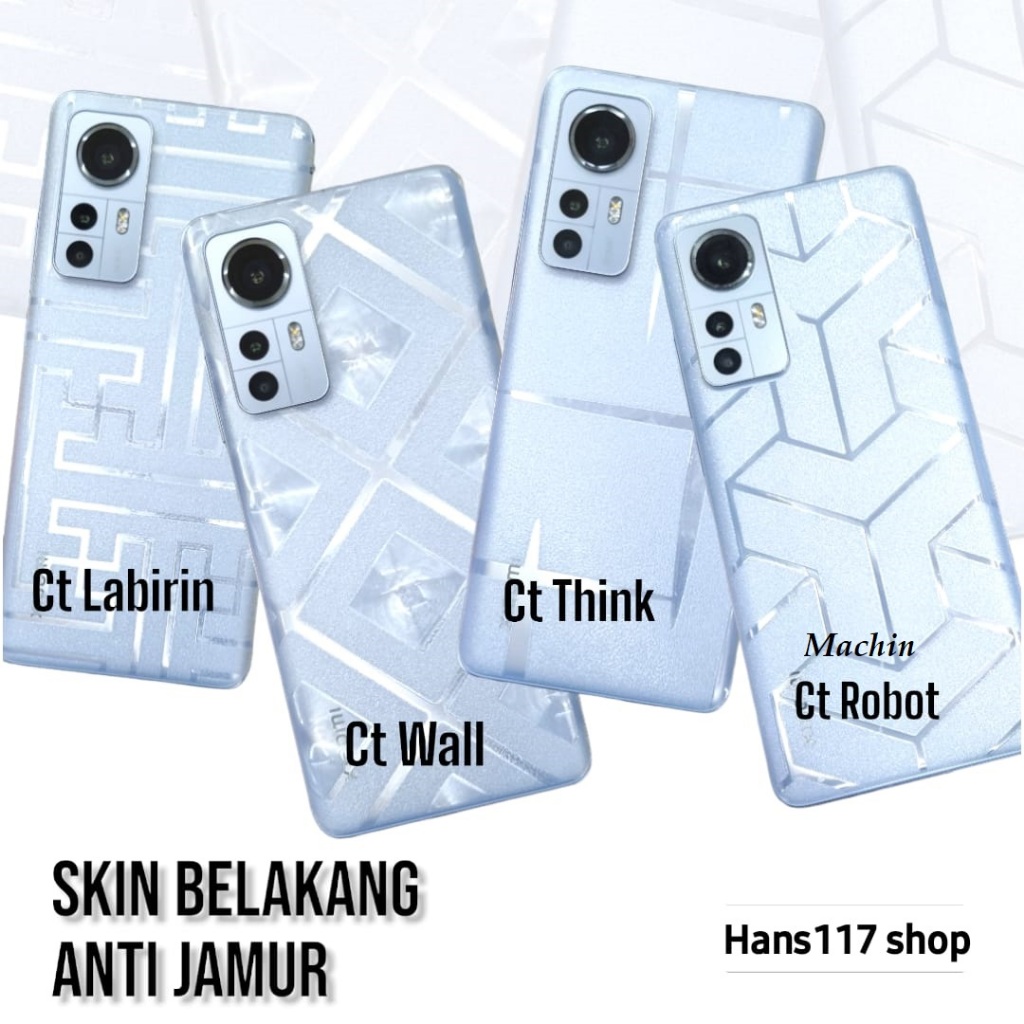 Anti-scratch BACK MOTIF - CLEAR Xiaomi Redmi 15C 14C 14 13 13C 12 12C 10 10A 10C A3 A1 A2 9 9A 9C 9T