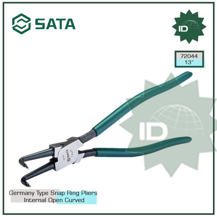 คีมถ่างแหวน13" ซาต้า 72044 ภายในเยอรมนีเปิดโค้ง