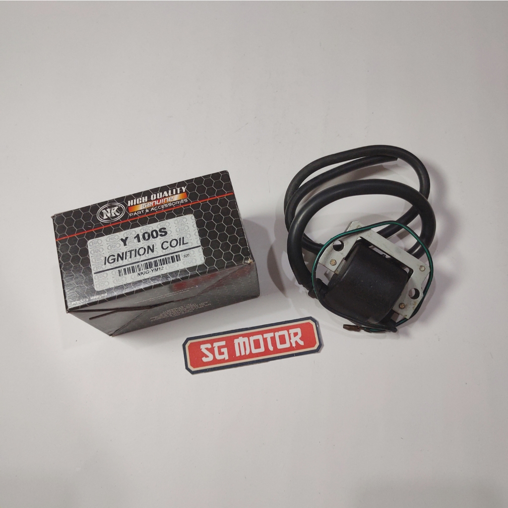 NK COIL SPARK PLUG ALFA. YAMAHA ALFA IGNITION COIL. ซิกม่า. F1 Z. FORCE ONE - มอเตอร์ SG