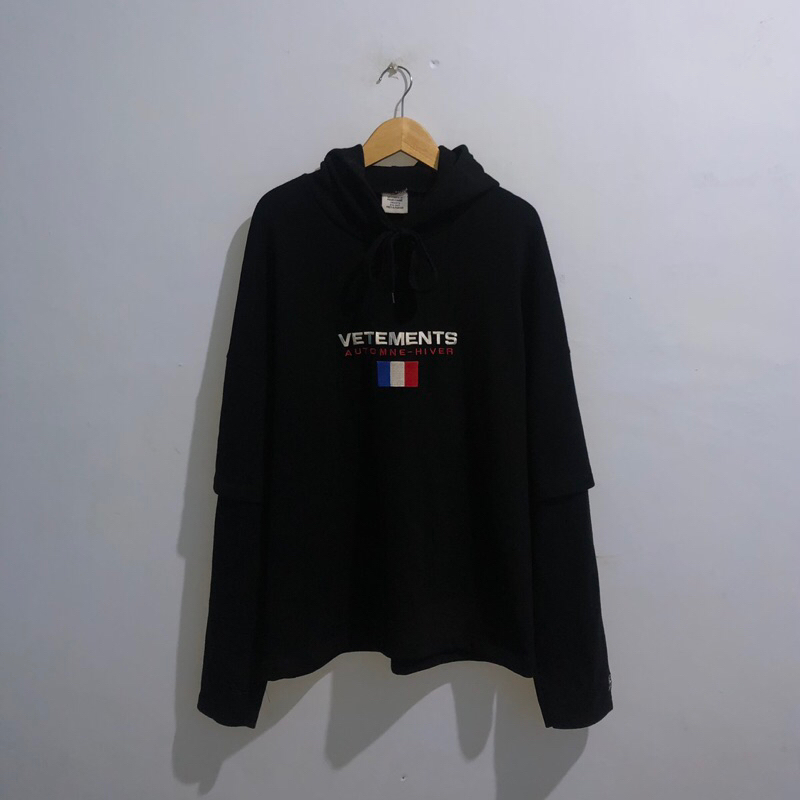 Vetements Double Layer Hoodie