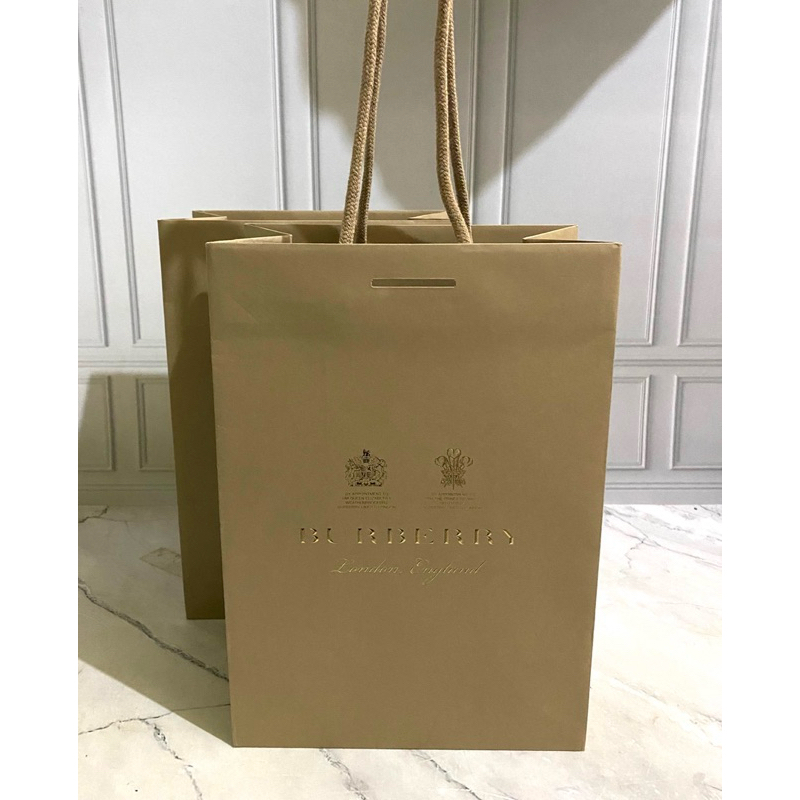 ถุงกระดาษ Burberry Original Store ห่อของขวัญ 100%