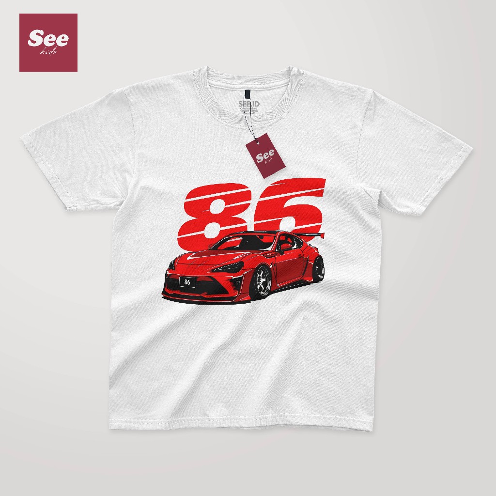 เสื้อยืด Toyota 86 RED Series เสื้อเด็กผู้ชาย เสื้อผ้ารถแข่ง