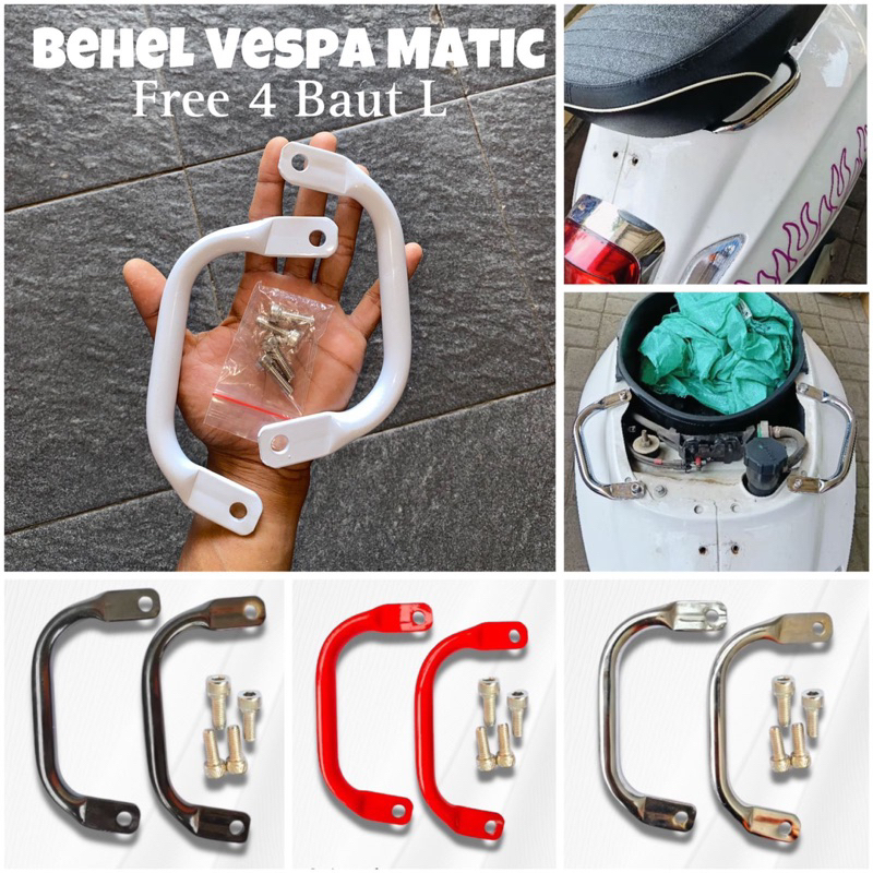 Stirrup VESPA MATIC VESPA MATIC Stirrup VESPA MATIC Stirrup VESPA MATIC Stirrup VESPA PRIMAVERA GRAND HANDLE Rack VESPA MATIC SPRINT PRIMAVERA ฟรี Bolt