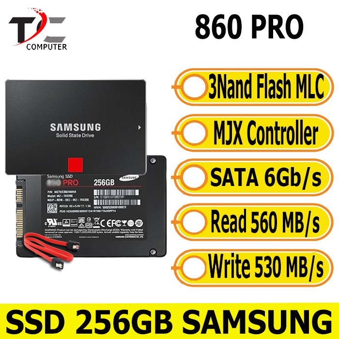 Ssd SAMSUNG 850 860 870 EVO / V-NAND PRO 256GB SATA III 2.5 INCH