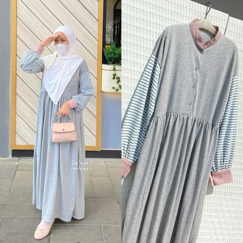 ทุกวัน - Naomi Dress Abaya เสื้อยืดผู้หญิง Gamis