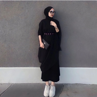 Outer kaftan Rinjani Untuk atasan Kondangan Wanita Lebaran Hari Raya kaptan remaja Kekinian Kaftan isyana liliy