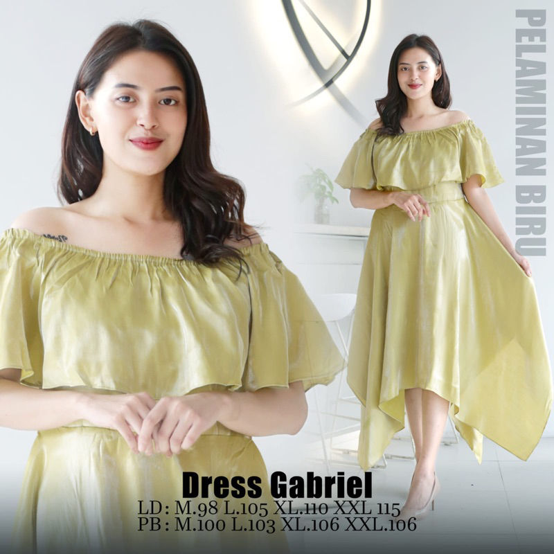 Gabriela Sabrina ชุดเดรสปาร์ตี้คริสต์มาส ทันสมัยล่าสุด