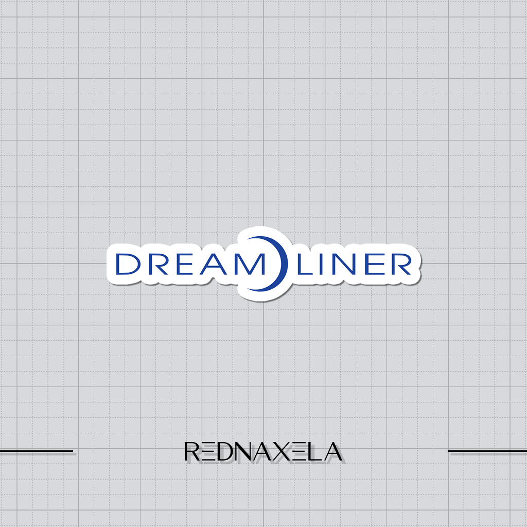 Dreamliner Boeing Logo สติ๊กเกอร์ไวนิล สติ๊กเกอร์กระเป๋าเดินทางกันน้ํากลางแจ้ง