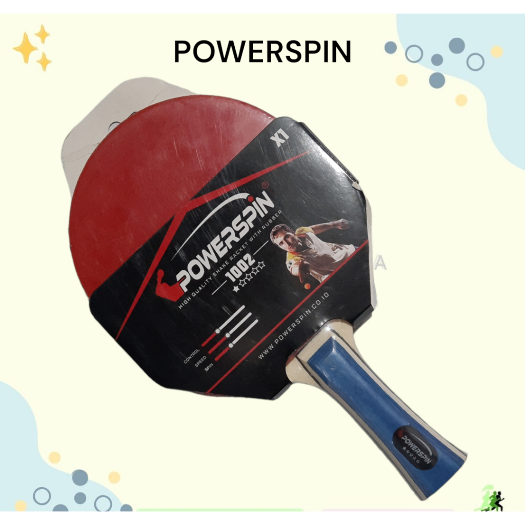 POWERSPIN 1002 TABLE TENNIS BED BAT