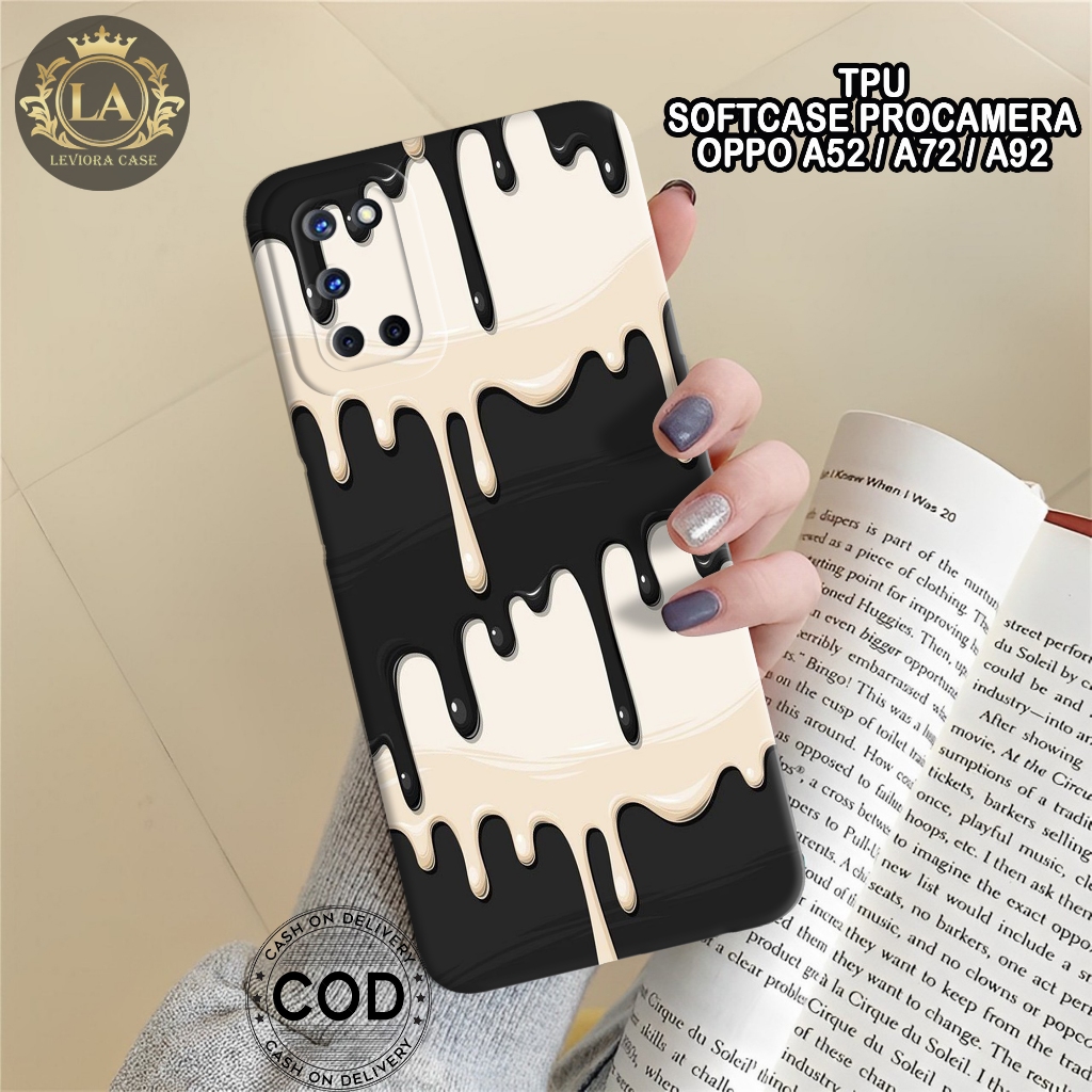 เคส HP OPPO A52/A72/A92 - เคส Leviora - เคสแฟชั่นน่ารัก - OPPO A52/A72/A92 Softcase - เคสกล้อง Pro -