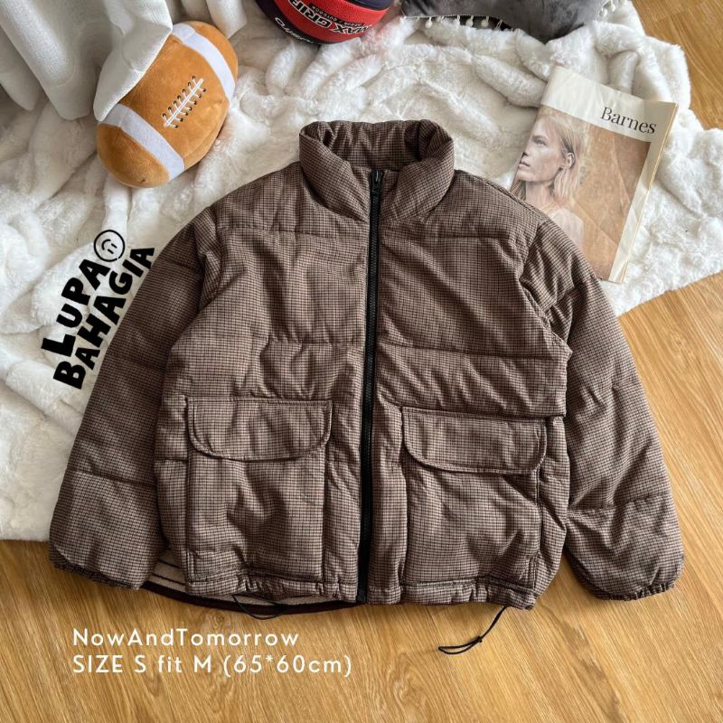 Now AND TOMORROW Bubble Puffer Jacket ไซส์ S fit M | ต้นฉบับ 100%