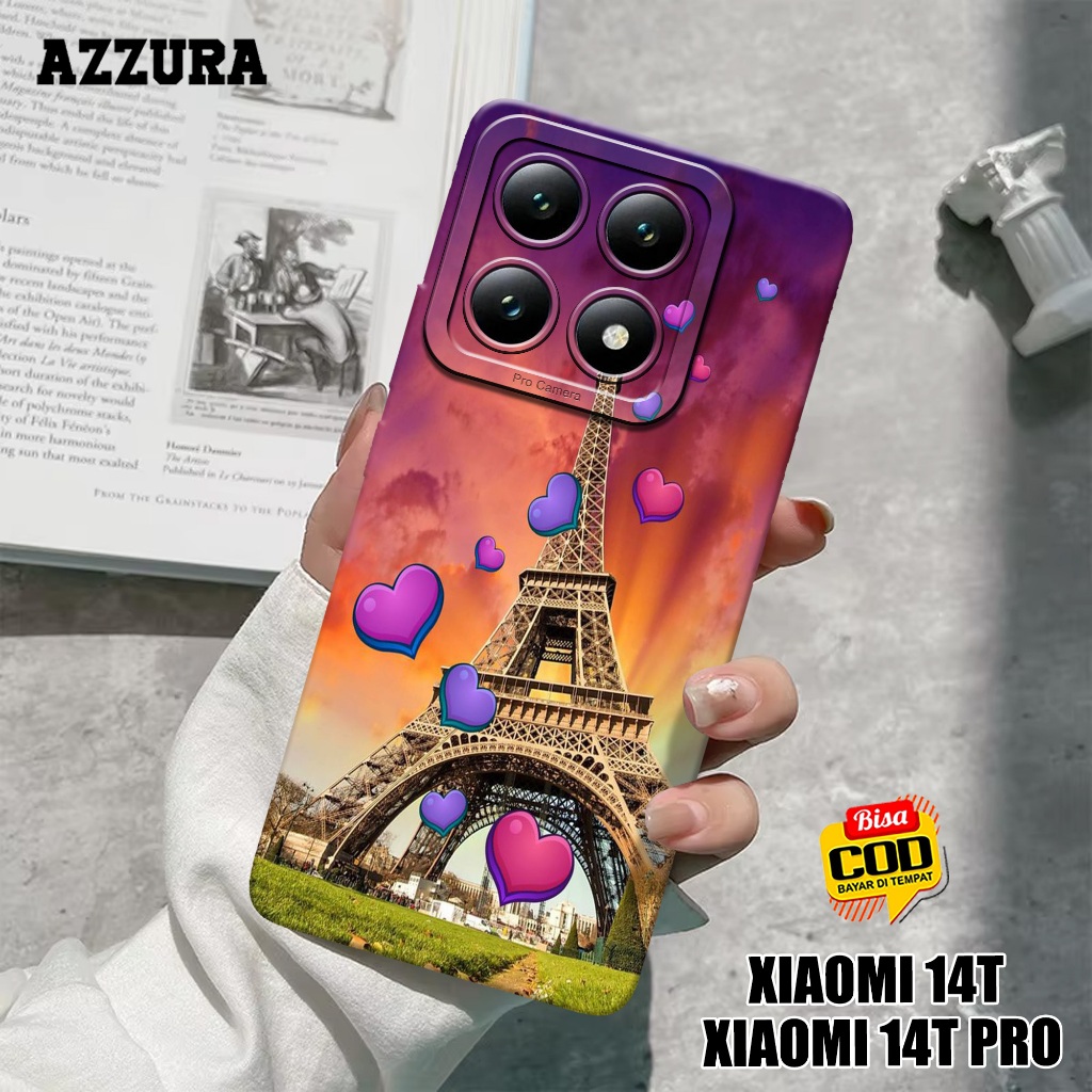 HP AZZURA - เคส Xiaomi 14T/ 14T Pro - เคสแฟชั่นปารีส - เคส Xiaomi 14T/ 14T Pro Softcase - เคสโทรศัพท