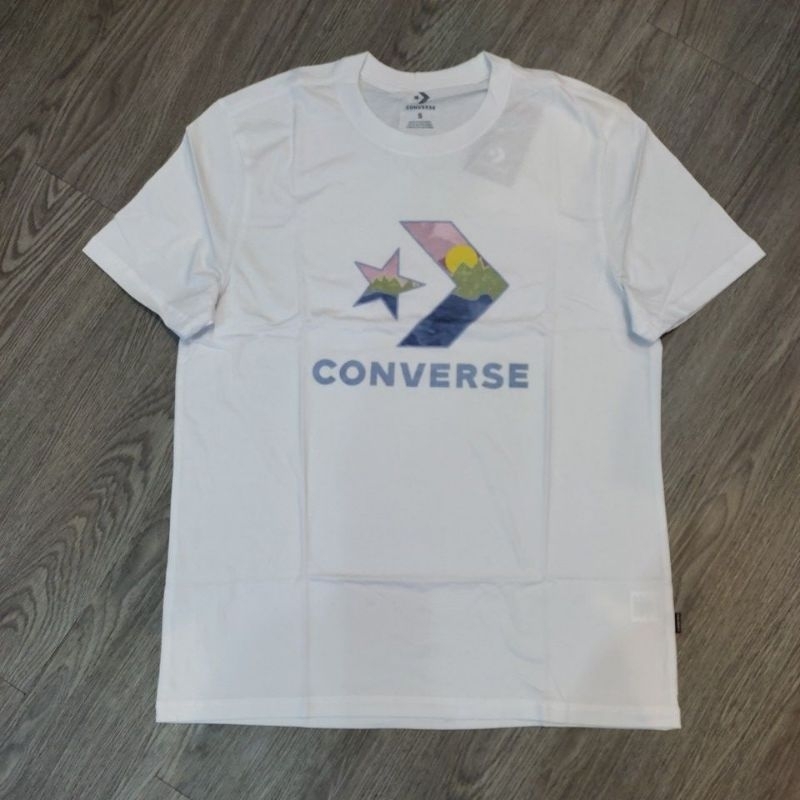 (KK15) C0nv3*rs3 STAR CHEVRO LANDS CAPE TEE