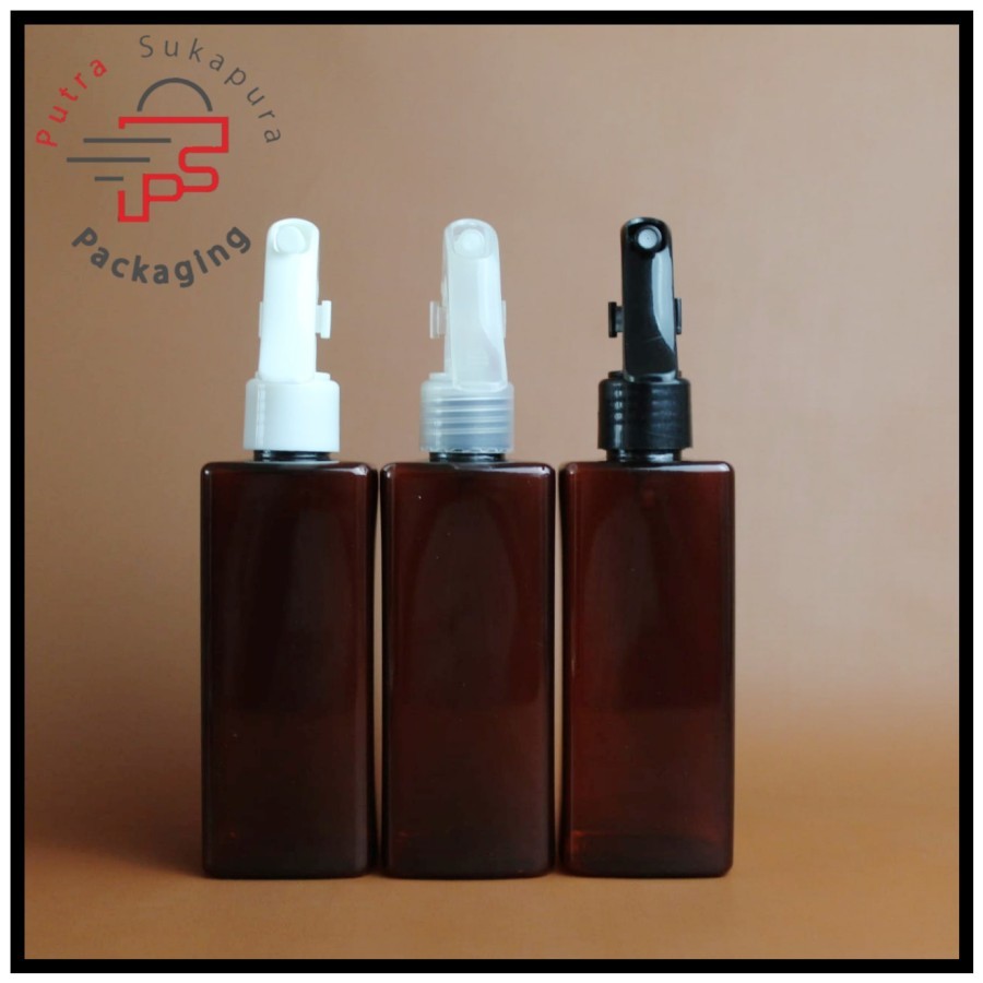 ขวดทริกเกอร์กล่องสีเหลืองอําพัน 250 มล./ขวดสเปรย์ทริกเกอร์สี่เหลี่ยม 250 มล. คอทริกเกอร์ itd