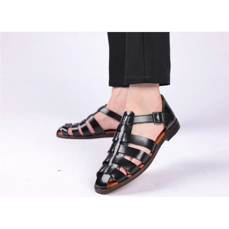 XAGUMI XMG SYNTHETIC LEATHER MENS PANTEL SHOES รองเท้าลําลองสําหรับบุรุษใหม่ล่าสุด