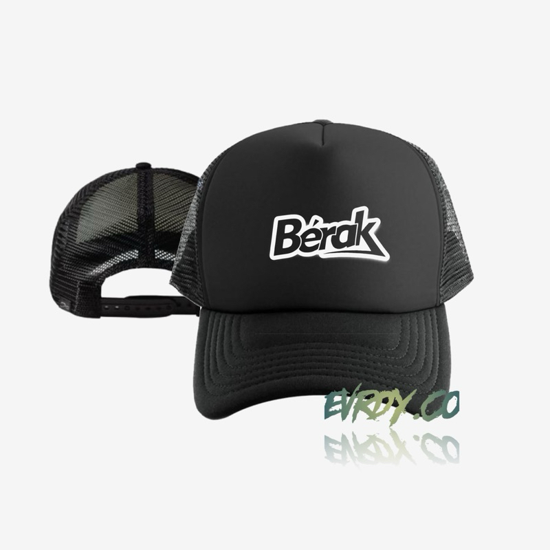 LOKAL Berak Clothing Brand Local Casual Trucker Hat | หมวกตาข่าย Cool Distro สําหรับผู้ชายและผู้หญิง