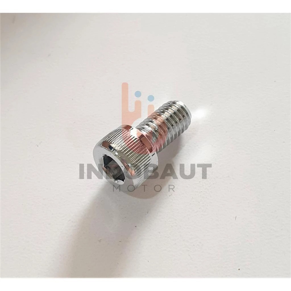 M8 L-BOLT 12 CHROME THREAD KEY 12 L6 8X35 8X30 8X25 8X20 8X15 8X10 ด้าย 12