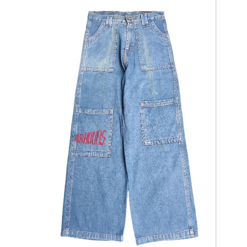 กางเกงขายาว Y2K BIG POCKET XTM JEANS ไม่ใช่ JNCO