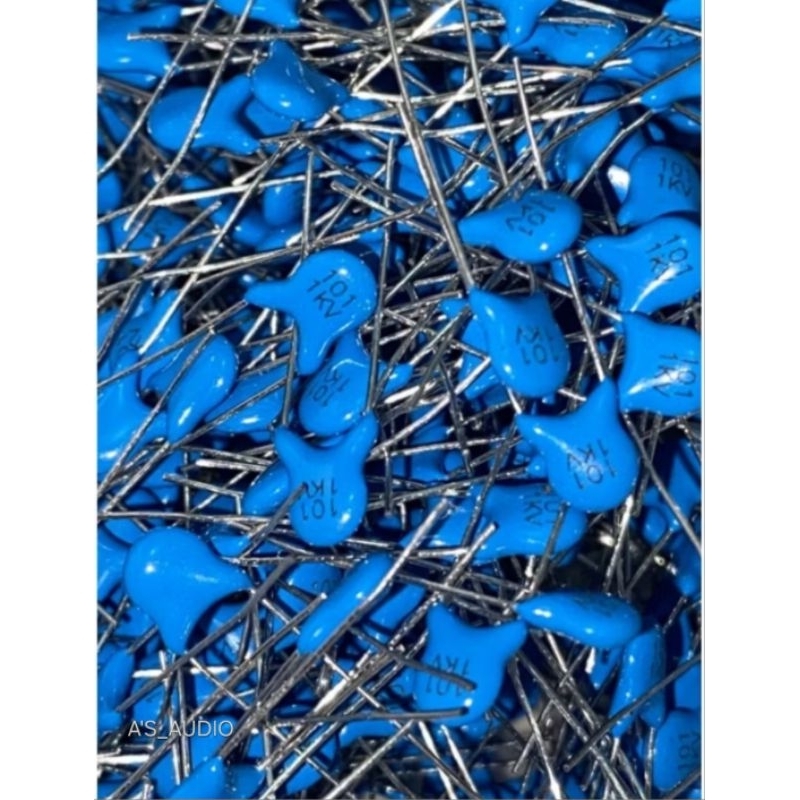 CERAMIC CAPACITOR 101/1KV.10 เมล็ด