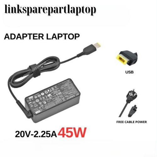 Thinkpad X240 X230s X250 X240S X260 T450 T460 S1 S2 S3 S5 X1 โยคะ 11E 20V 2.25A 45W USB PIN อะแดปเตอ