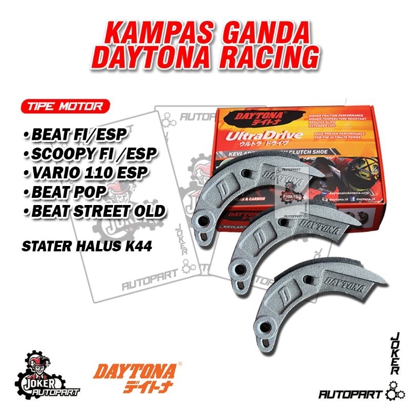 Daytona Beat ESP Scoopy Vario 110 Fi Double Clutch Smooth Starter Esp Beat Pop K44 4633