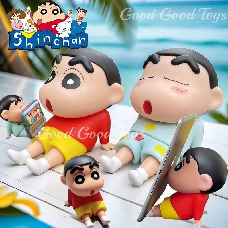 Phone Stand Holder Crayon Shinchan Figure Toys Crayon Shinchan Cute Table Display/Figure Crayon Shin