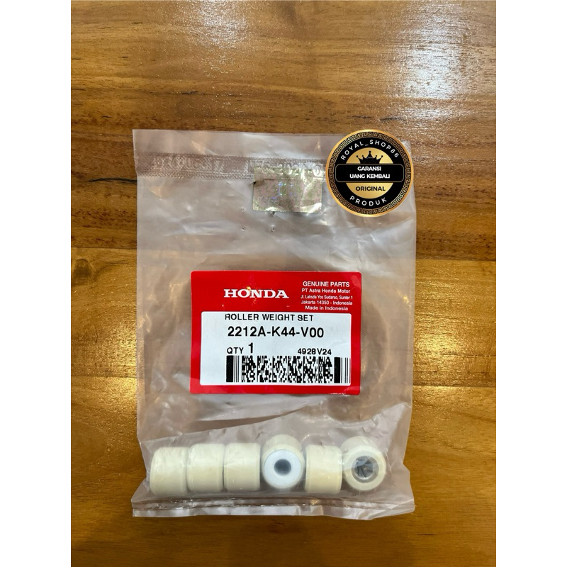 AM ROLLER SET 22123-K44-V00 BEAT FI, SCOOPY ESP, VARIO 110 FI, BEAT ESP, BEAT SPORTY ESP