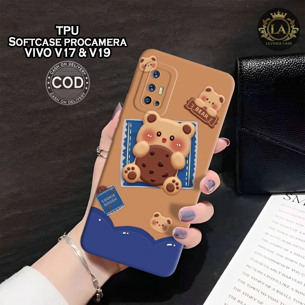 เคส HP ล่าสุด VIVO V17 & V19 - เคส Leviora - เคสแฟชั่น Bear - เคส VIVO V17 & V19 Softcase - เคสกล้อง