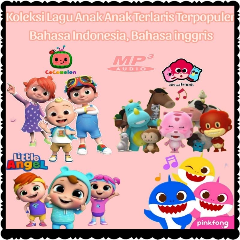 กล่องเต็ม - MP3 CD CASSETTE OF THE LATEST CHILDRENS SONGS OF ALL TIME - MP3 CD CASSETTE OF CHILDRENS